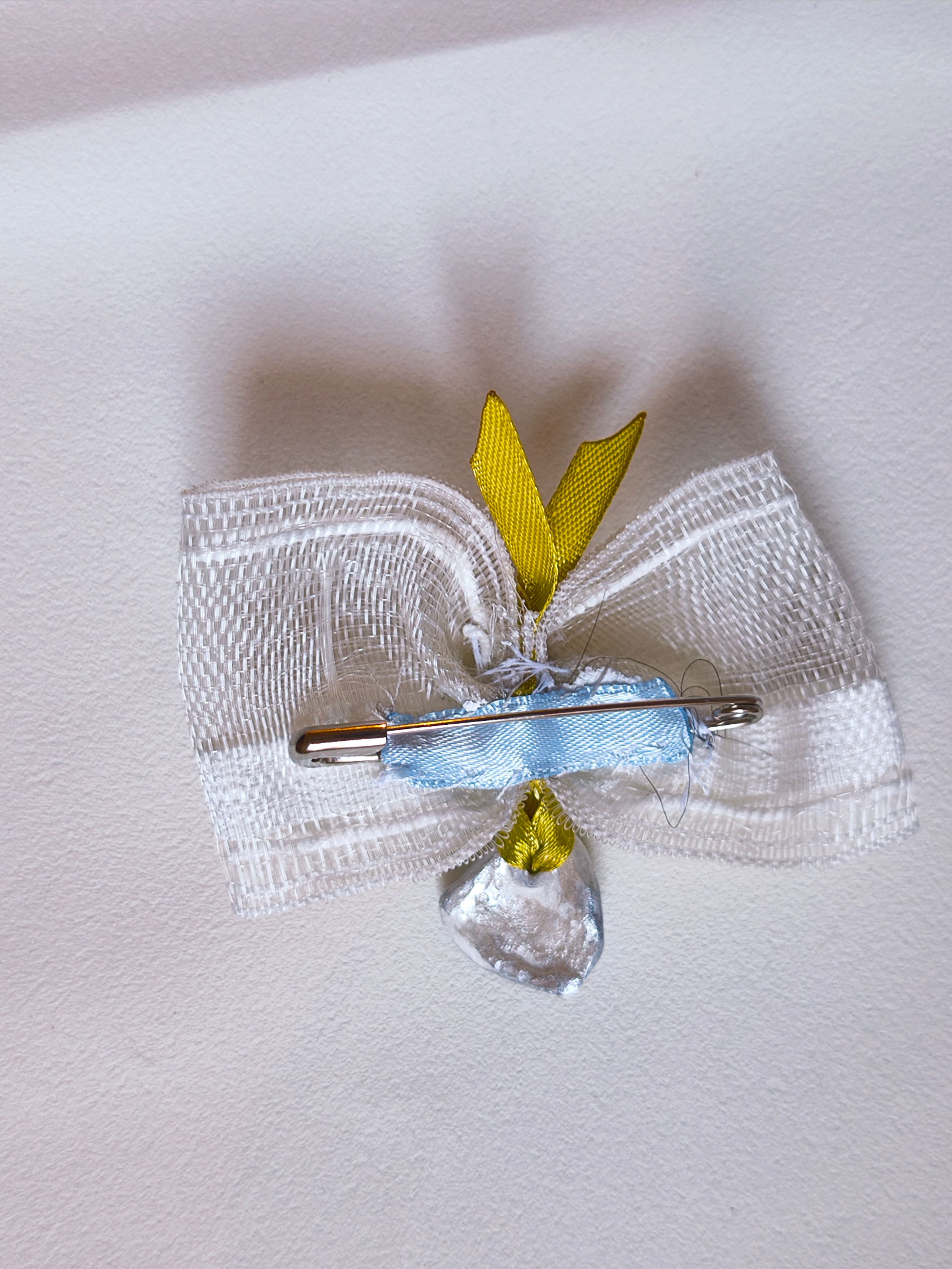 Collection "Madame is... In love In Palavas " / Crâne et Coquillage / Ruban Blanc Nylon