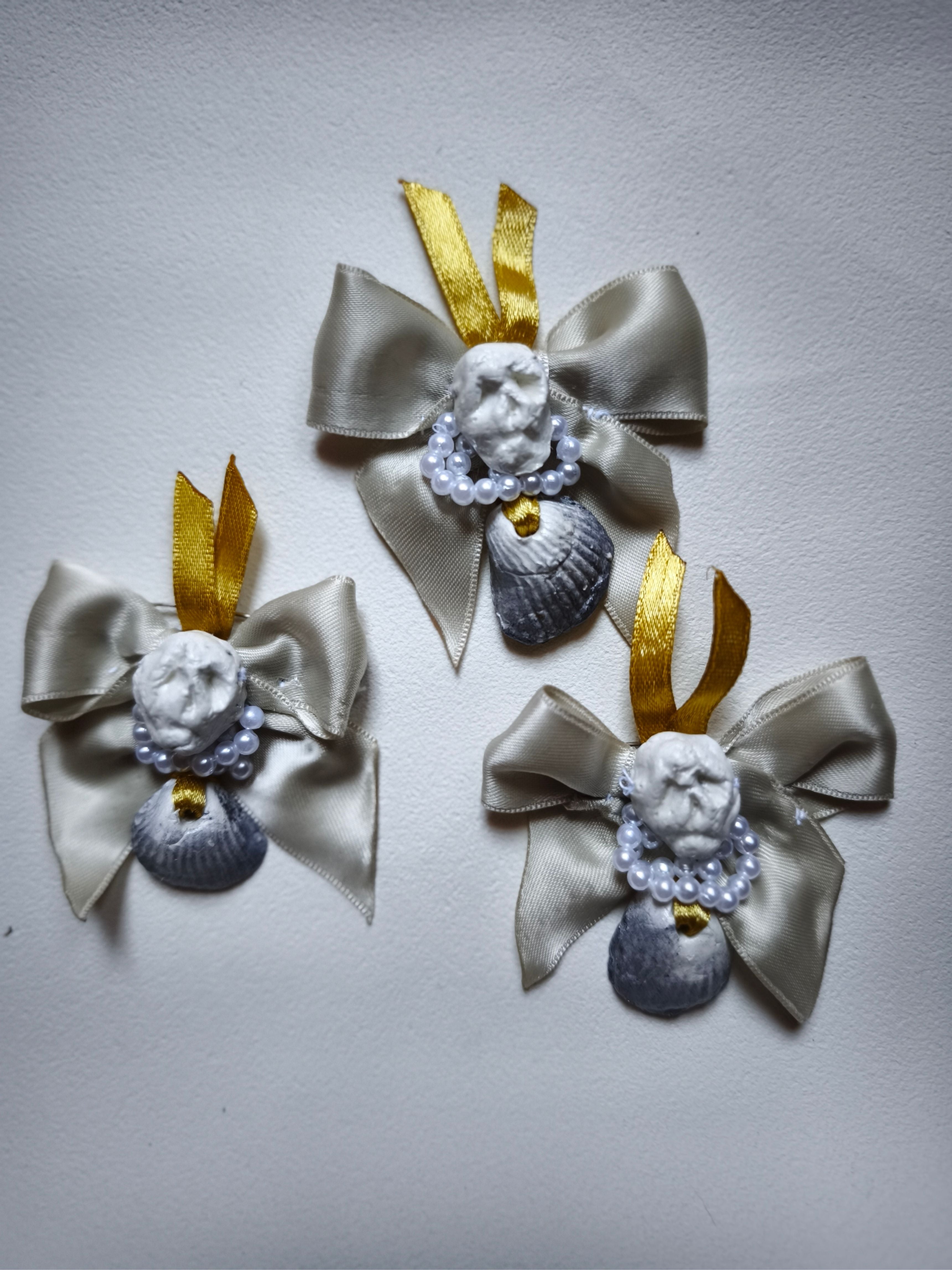 Collection "Madame is... In love In Palavas " / Crâne et Coquillage / Ruban Gris