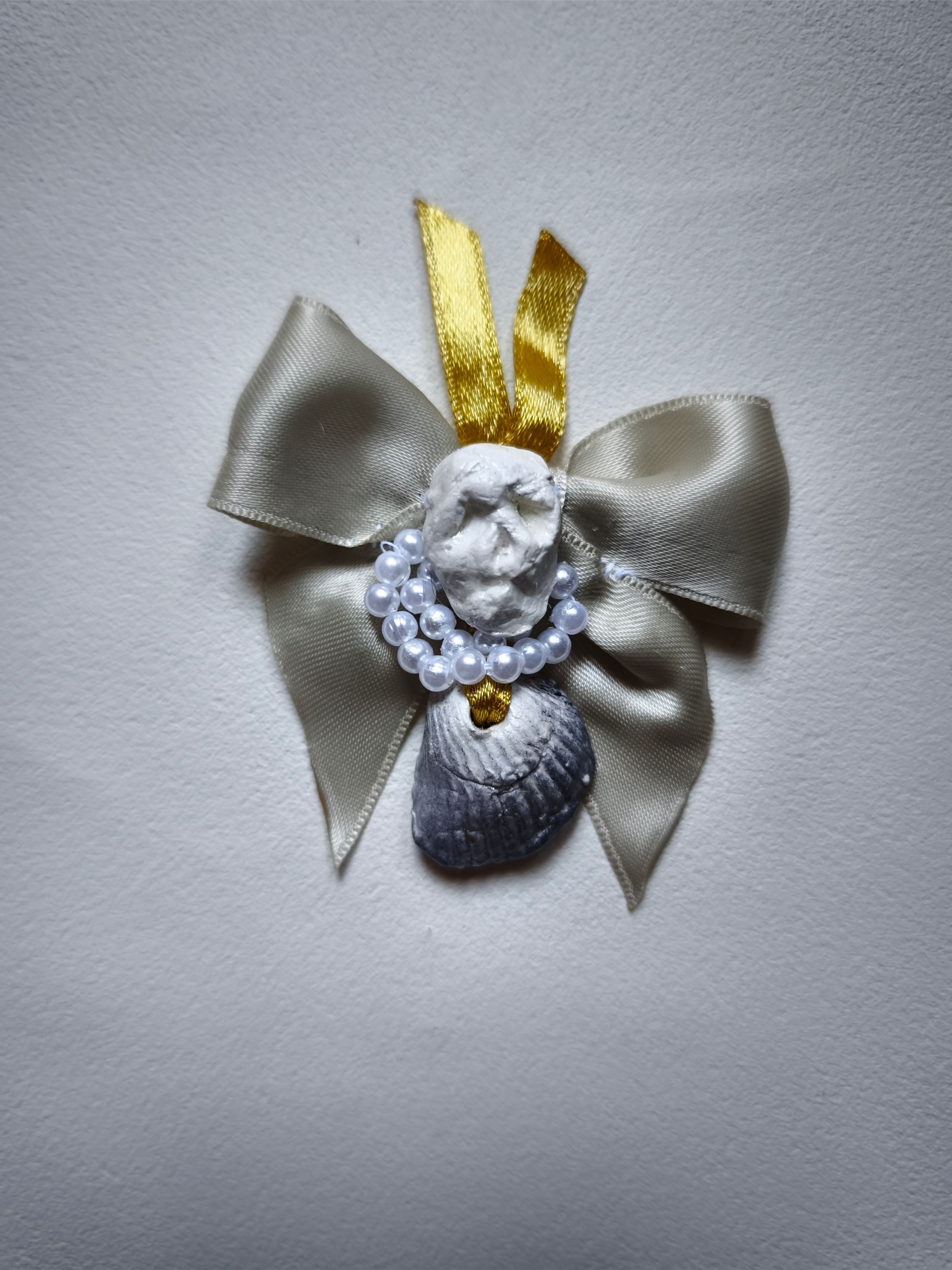 Collection "Madame is... In love In Palavas " / Crâne et Coquillage / Ruban Gris