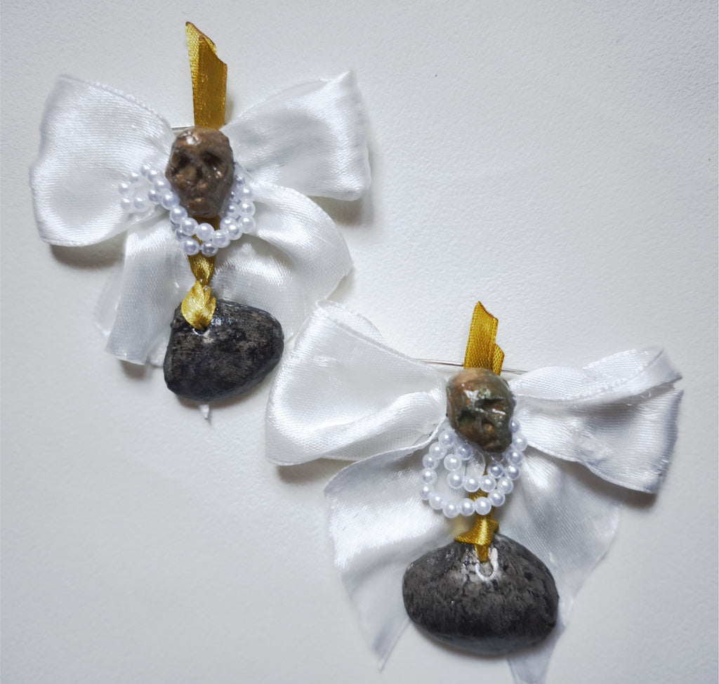 Collection "Madame is... In love In Palavas " / Crâne et Coquillage / Ruban Blanc
