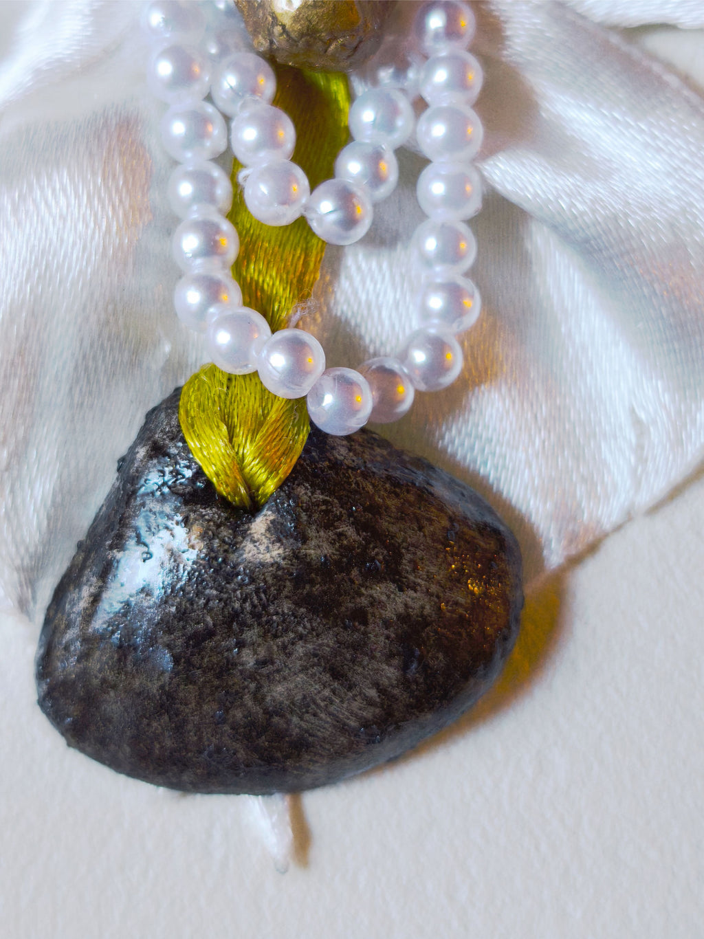 Collection "Madame is... In love In Palavas " / Crâne et Coquillage / Ruban Blanc