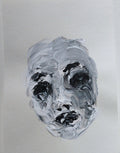 Petite étude sur papier / Acrylique Noir et Blanc #2
