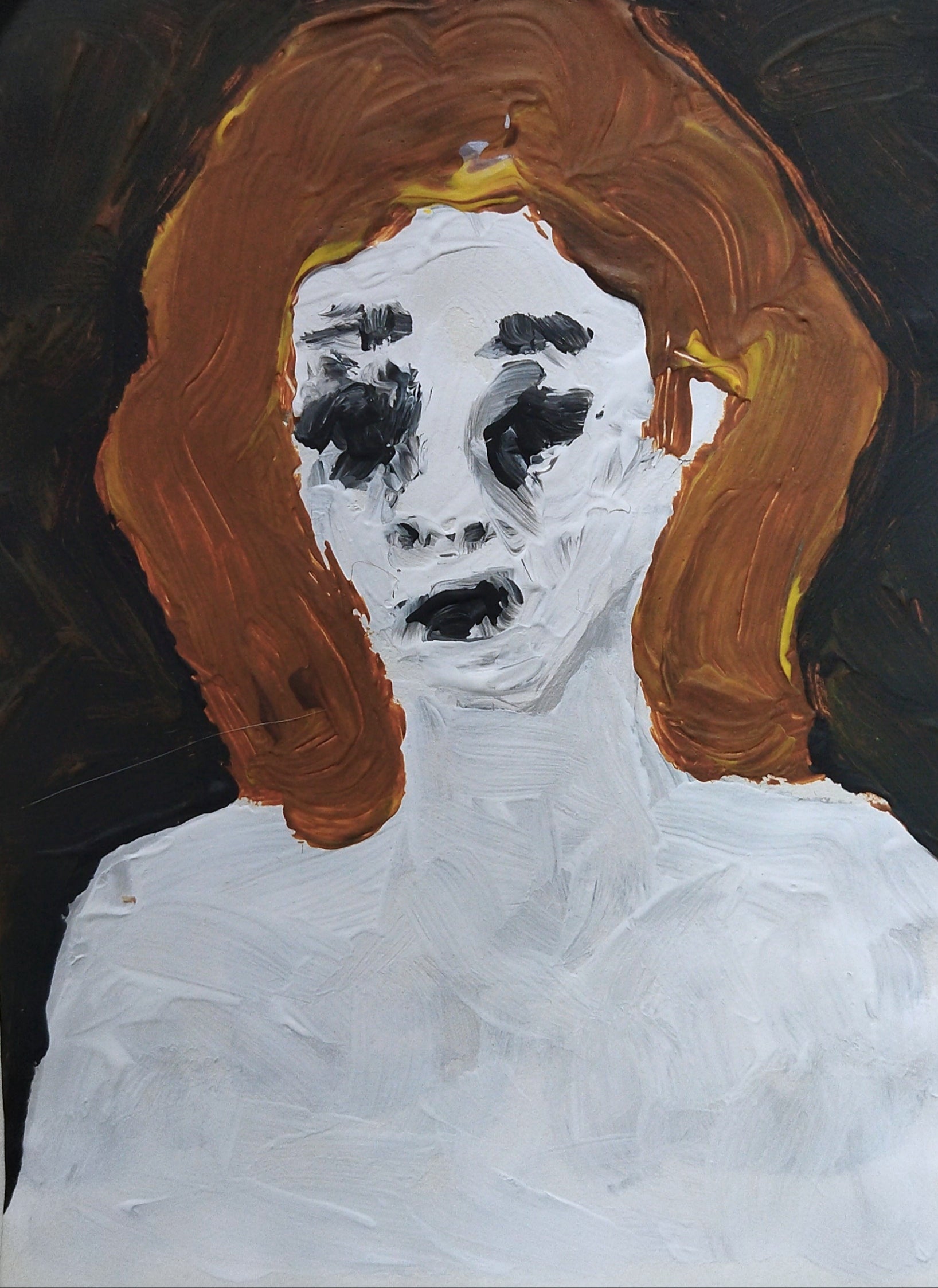 Acrylique sur papier / "Night King" #5