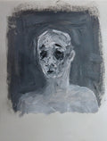 Petite étude sur papier / Acrylique Noir et Blanc #3