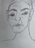 Crayon sur papier "Portrait #12"