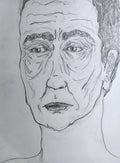 Crayon sur papier "Portrait #7"