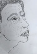Crayon sur papier "Portrait #21"
