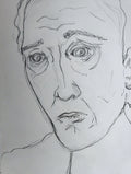 Crayon sur papier "Portrait #25"