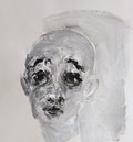 Petite étude sur papier / Acrylique Noir et Blanc