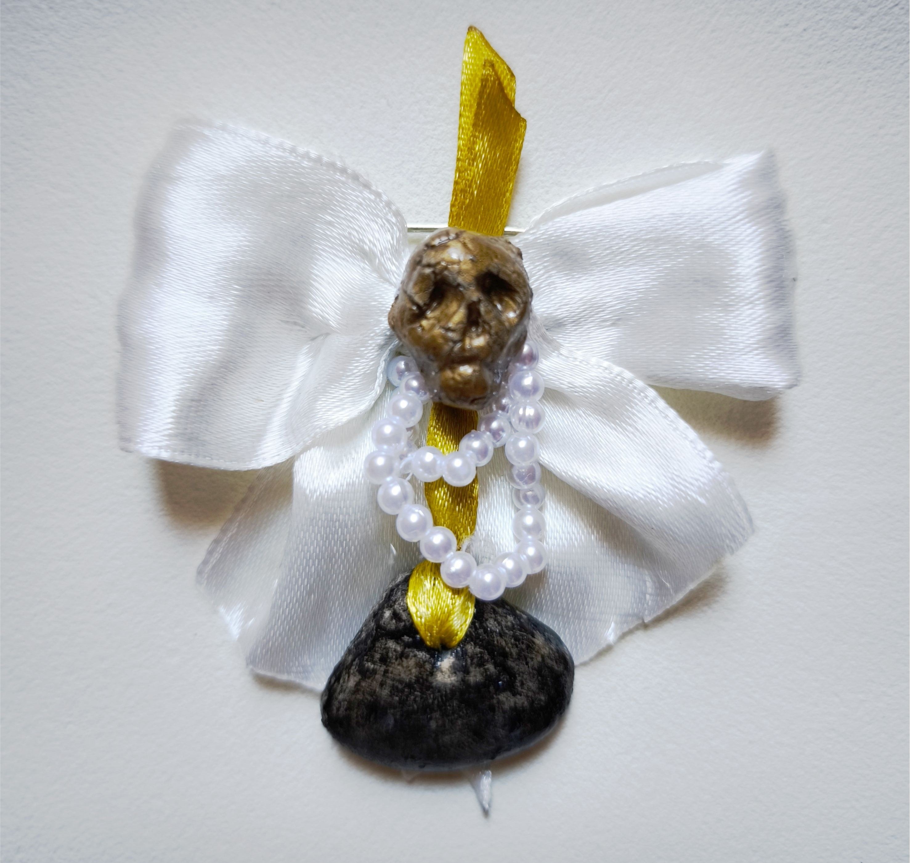 Collection "Madame is... In love In Palavas " / Crâne et Coquillage / Ruban Blanc
